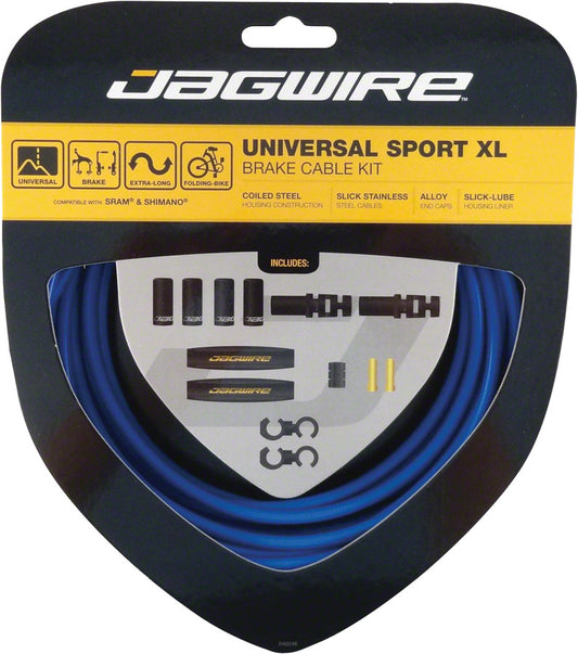 Jagwire Universal Sport Brake XL Kit Blue-Goodwynn's