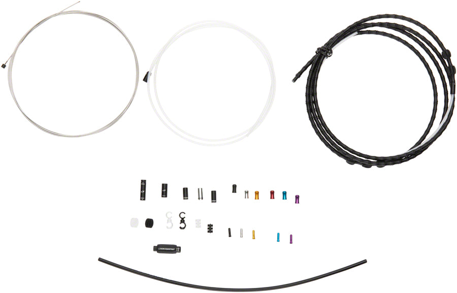 Jagwire 1x Elite Link Shift Cable Kit SRAM/Shimano Polished Ultra-Slick Cable BLK-Goodwynn&#39;sGoodwynn&#39;s