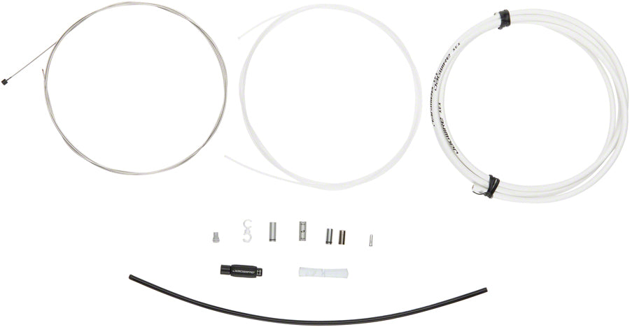 Jagwire 1x Elite Sealed Shift Cable Kit - SRAM/Shimano Polished Ultra-Slick Cables White-Goodwynn&#39;sGoodwynn&#39;s