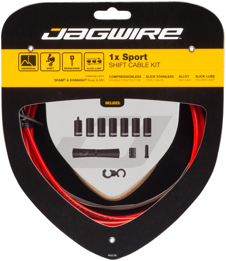 Jagwire 1x Sport Shift Cable Kit SRAM/Shimano Red-Goodwynn&#39;sGoodwynn&#39;s