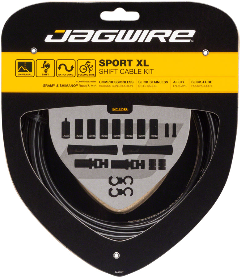 Jagwire Sport XL Shift Cable Kit SRAM/Shimano Black-Goodwynn&#39;sGoodwynn&#39;s