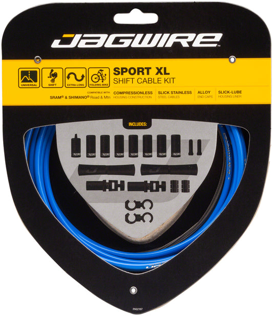 Jagwire Sport XL Shift Cable Kit SRAM/Shimano Blue-Goodwynn's