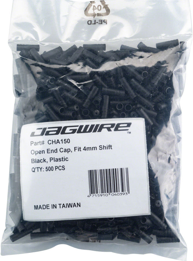 Jagwire 4mm Open Nylon End Caps Refill Bag of 500 Black-Goodwynn&#39;sGoodwynn&#39;s