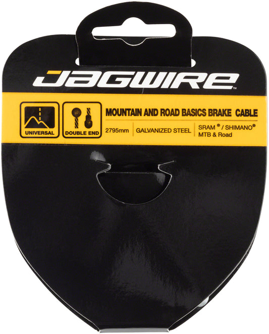 Jagwire Basics Galvanized Tandem Brake Cable 1.6x2795mm SRAM/Shimano Mountain/Road-Goodwynn's