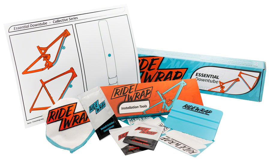 RideWrap Essential Downtube Frame Protection Kit - Gloss-Goodwynn&#39;sGoodwynn&#39;s