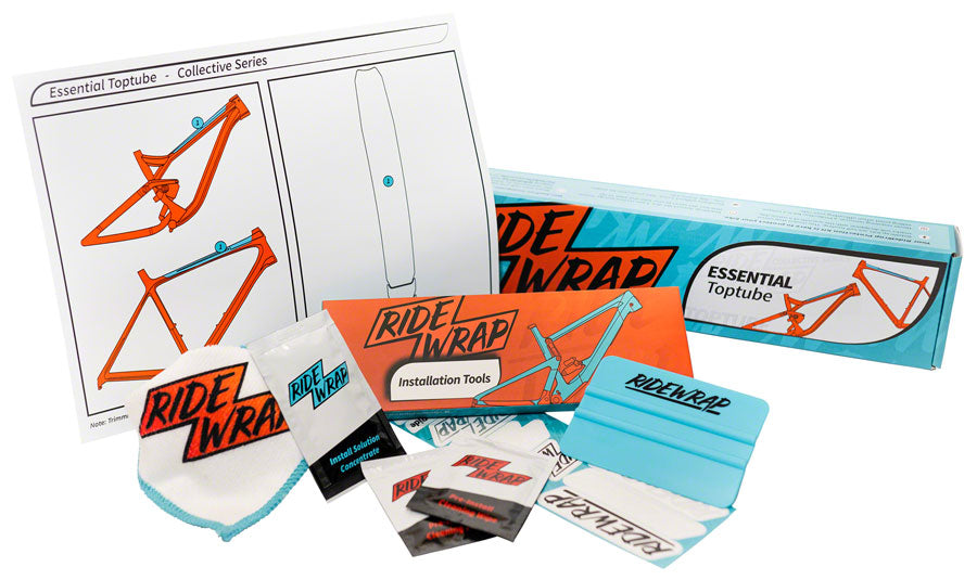 RideWrap Essential Toptube Frame Protection Kit - Gloss-Goodwynn&#39;sGoodwynn&#39;s