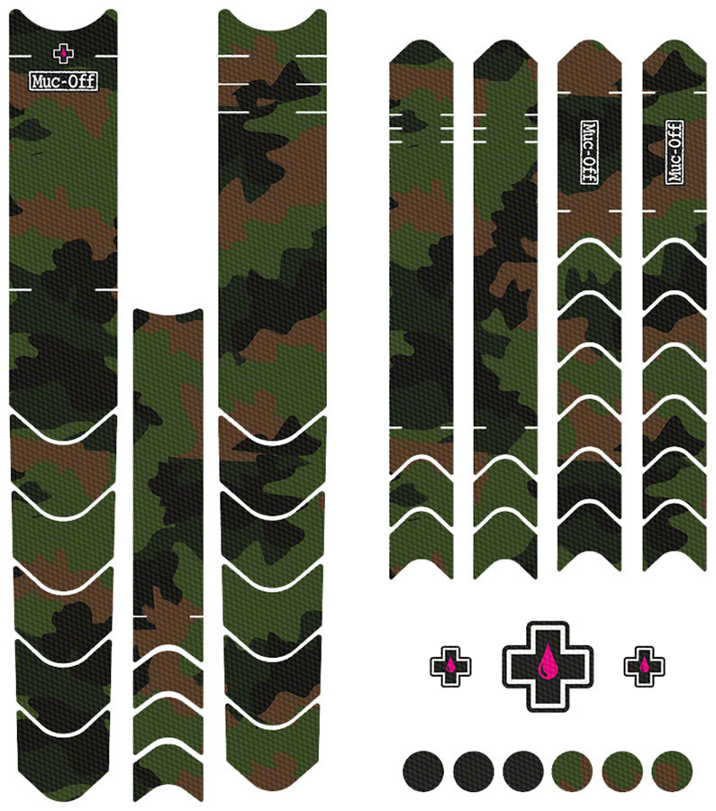 Muc-Off DH/Enduro/Trail Frame Protection Kit - 45-Piece Kit Camo