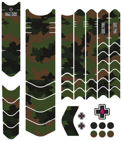 Muc-Off E-MTB Frame Protection Kit - 45-Piece Kit Camo