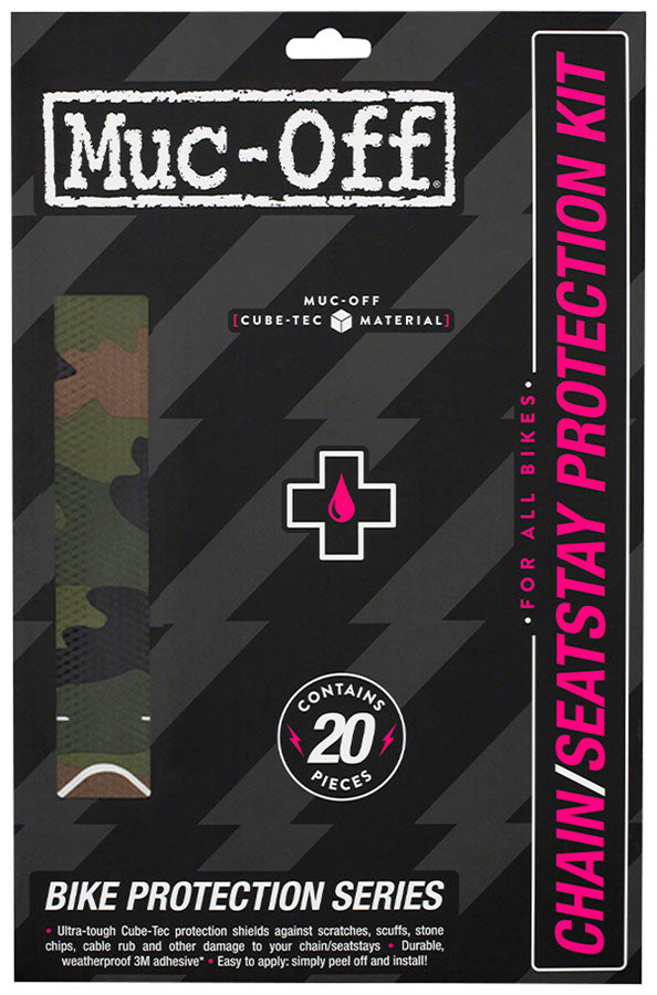 Muc-Off Chainstay/Seatstay Protection Kit - 20-Piece Kit Camo