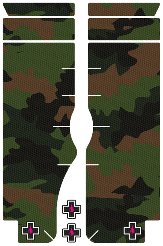 Muc-Off Fork Protection Kit - 8-Piece Kit Camo-Goodwynn's