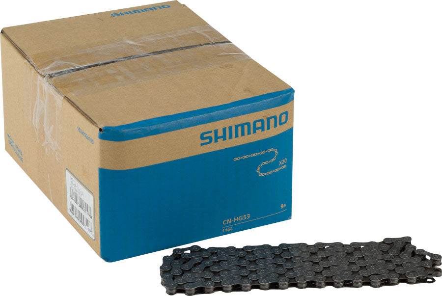 Shimano CN-HG53 Chain - 9-Speed 116 Links Gray Box of 20-Goodwynn&#39;sGoodwynn&#39;s