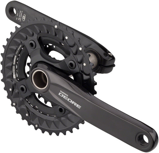 Shimano FC-M6000-3 Crankset - 175mm 10-Speed 40/30/22t 96/64 BCD Hollowtech II Spindle Interface BLK-Goodwynn's