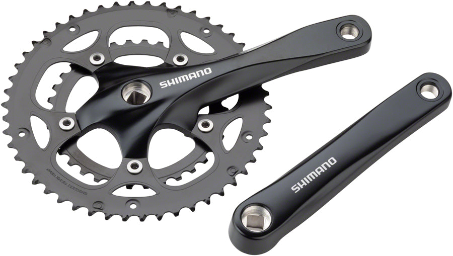 Shimano Claris FC-RS200 Crankset - 170mm 8-Speed 50/34t 110 BCD Square Taper JIS Spindle Interface BLK-Goodwynn&#39;sGoodwynn&#39;s