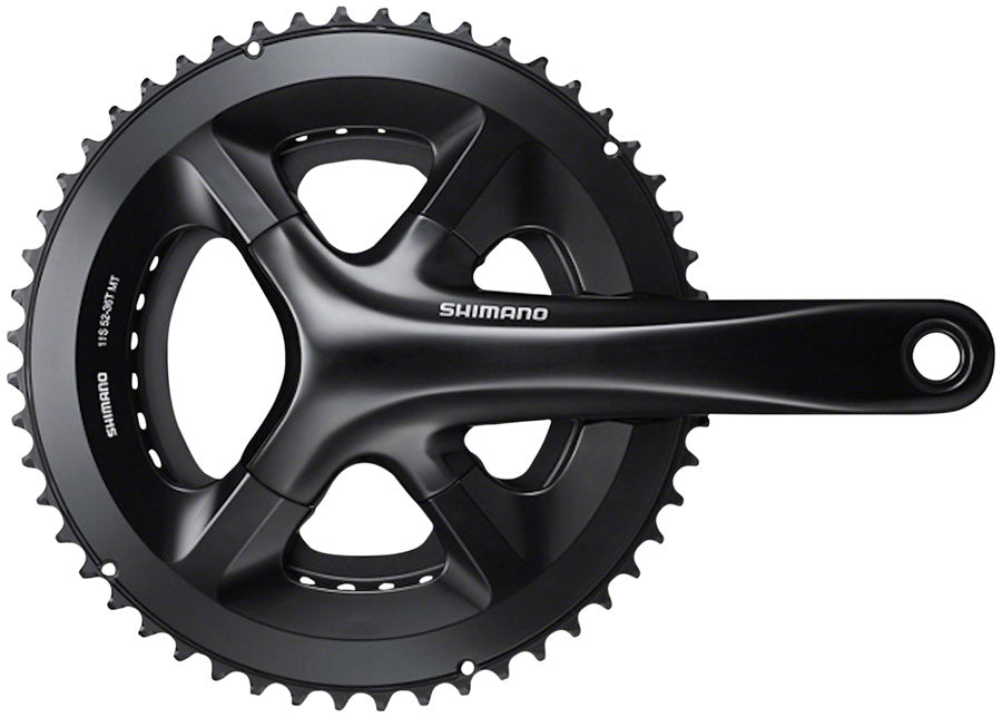 Shimano 105 FC-RS510 Crankset - 165mm 11-Speed 50/34t 110 Asymmetric BCD Hollowtech II Spindle Interface BLK-Goodwynn&#39;sGoodwynn&#39;s