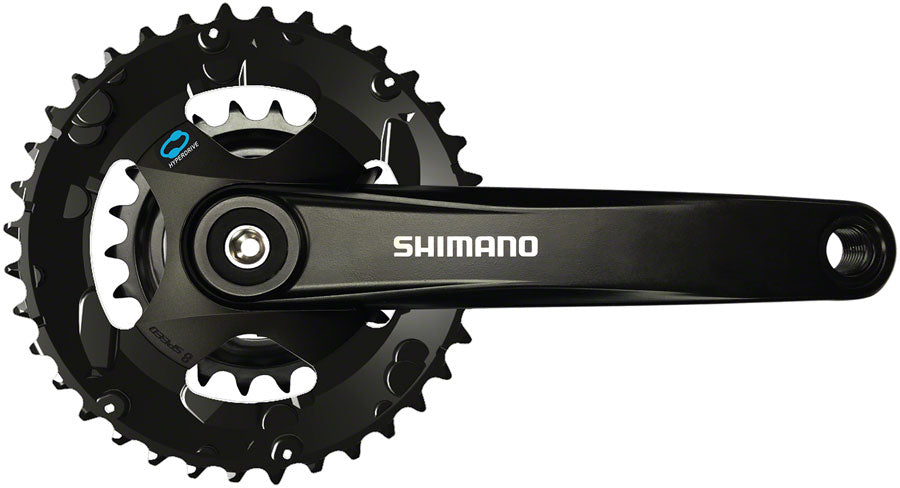 Shimano FC-M315-B2 Crankset - 170mm 7/8-Speed Riveted JIS Square Taper Spindle Interface 51.8mm Chainline BLK-Goodwynn&#39;sGoodwynn&#39;s