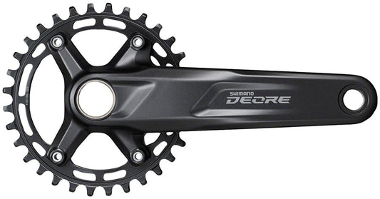 Shimano Deore FC-M5100-1 Crankset - 170mm 10/11-Speed 32t 96 BCD Hollowtech II Spindle Interface BLK-Goodwynn's