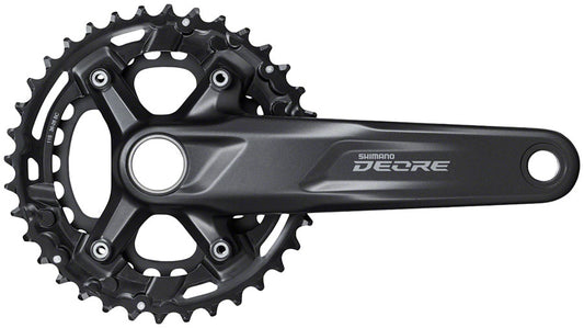 Shimano Deore FC-M5100-B2 Crankset - 170mm 11-Speed 36/26t 96/64 BCD Hollowtech II Spindle Interface BLK-Goodwynn's