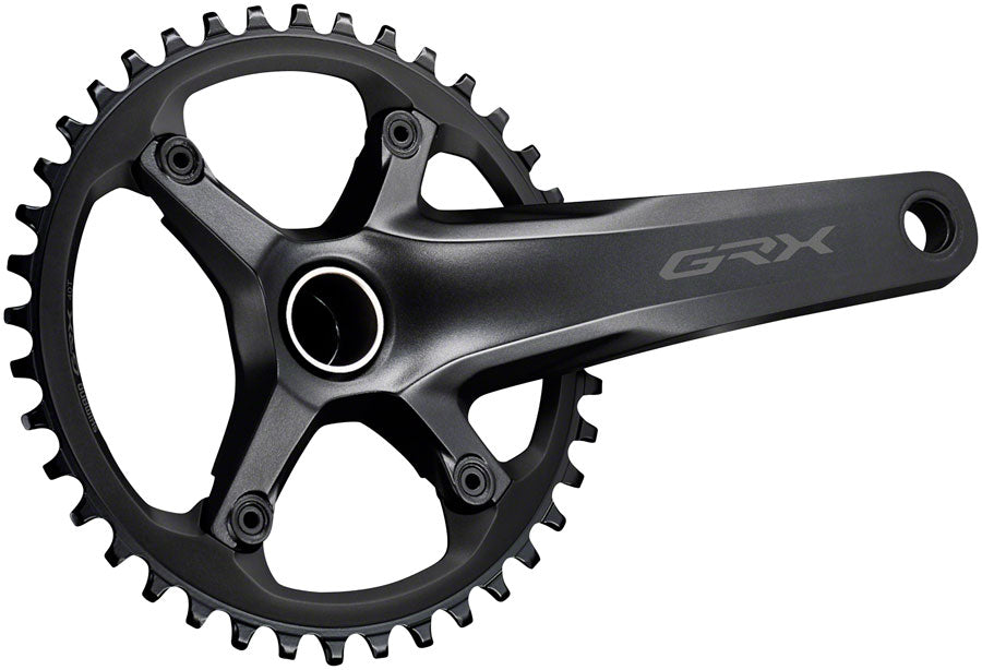 Shimano GRX FC-RX600-1 Crankset - 172.5mm 11-Speed 40t 110 BCD Hollowtech II Spindle Interface BLK-Goodwynn&#39;sGoodwynn&#39;s