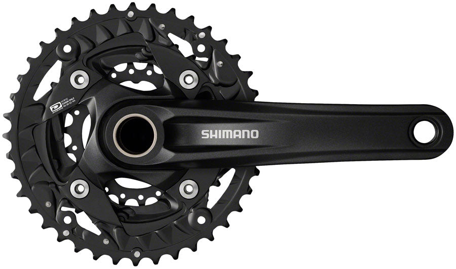 Shimano FC-MT500-3 Crankset - 170mm 10-Speed 40/30/22t 96/64 BCD Black