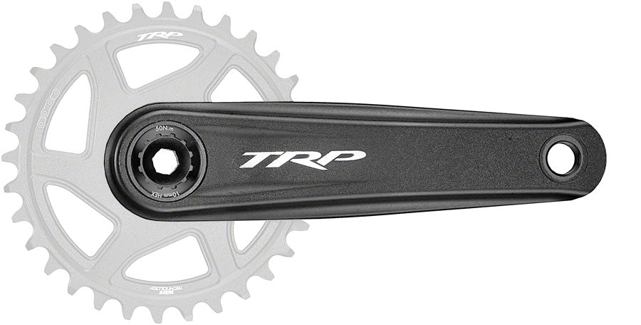 TRP CK-8050 Crankset - 165mm 12-Speed For 68/73mm Frame BB DM CINCH Chainring Interface 30mm Spindle Sandblasted BLK-Goodwynn&#39;sGoodwynn&#39;s