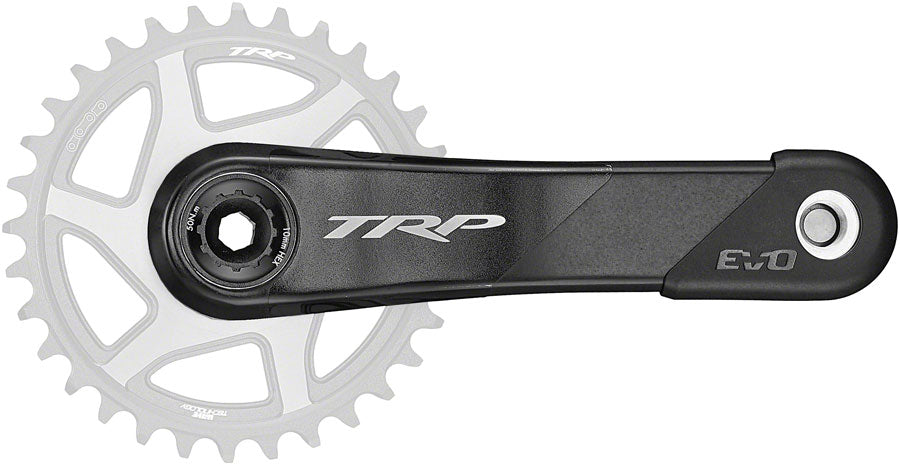 TRP CK-9050 EVO Crankset - 165mm 12-Speed For 68/73mm Frame BB DM CINCH Chainring Interface 30mm Spindle Carbon BLK/Silver-Goodwynn&#39;sGoodwynn&#39;s