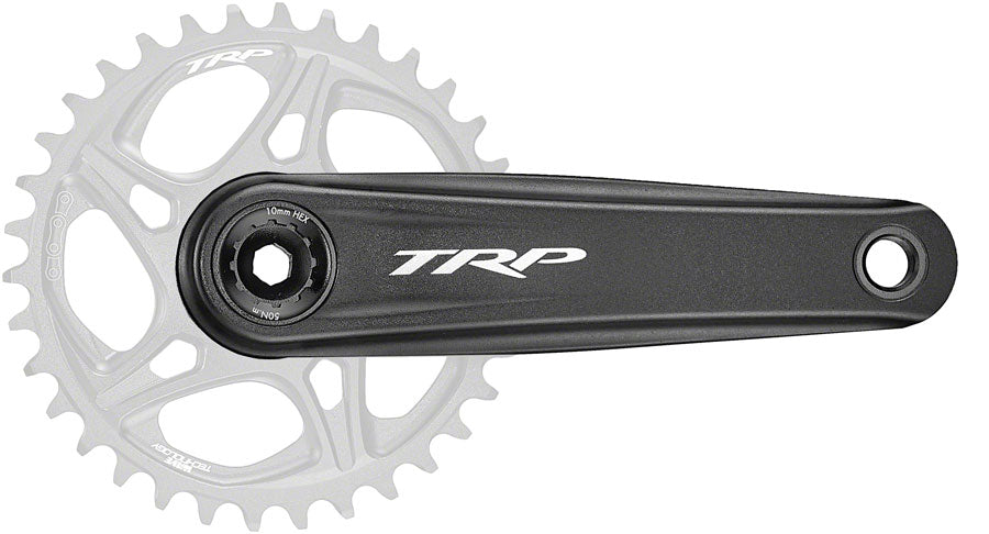 TRP CK-8070 DH Crankset - 165mm 7-Speed For 83mm DH Frame BB DM CINCH Chainring Interface 30mm Spindle Sandblasted BLK-Goodwynn&#39;sGoodwynn&#39;s