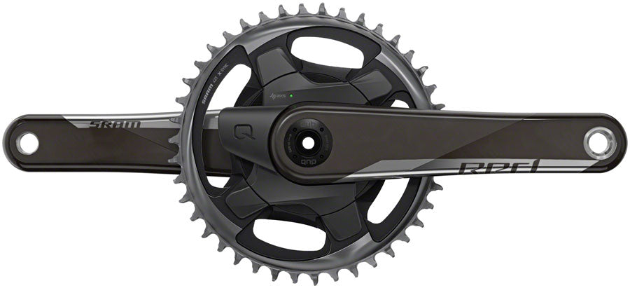 SRAM RED 1 AXS Power Meter Crankset - 175mm 12-Speed 40t Direct Mount DUB Spindle Interface Natural Carbon D1