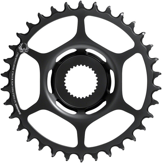 SRAM 34t Bosch Direct Mount 11/12-Speed X-Sync2 Eagle Chainring Black-Goodwynn's