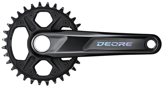 Shimano Deore FC-M6100-1 Crankset - 175mm 12-Speed 32t Black-Goodwynn's