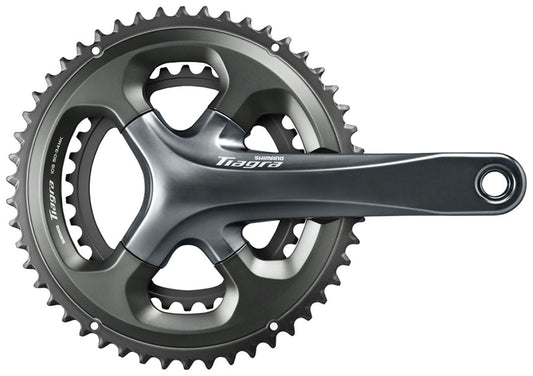 Shimano Tiagra FC-4700 Crankset - 170mm 10-Speed 48/34t 110 Asymmetric BCD Hollowtech II Spindle Interface Gray-Goodwynn's