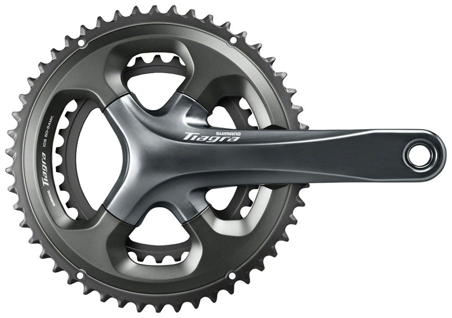 Shimano Tiagra FC-4700 Crankset - 165mm 10-Speed 48/34t 110 Asymmetric BCD Hollowtech II Spindle Interface Gray-Goodwynn&#39;sGoodwynn&#39;s