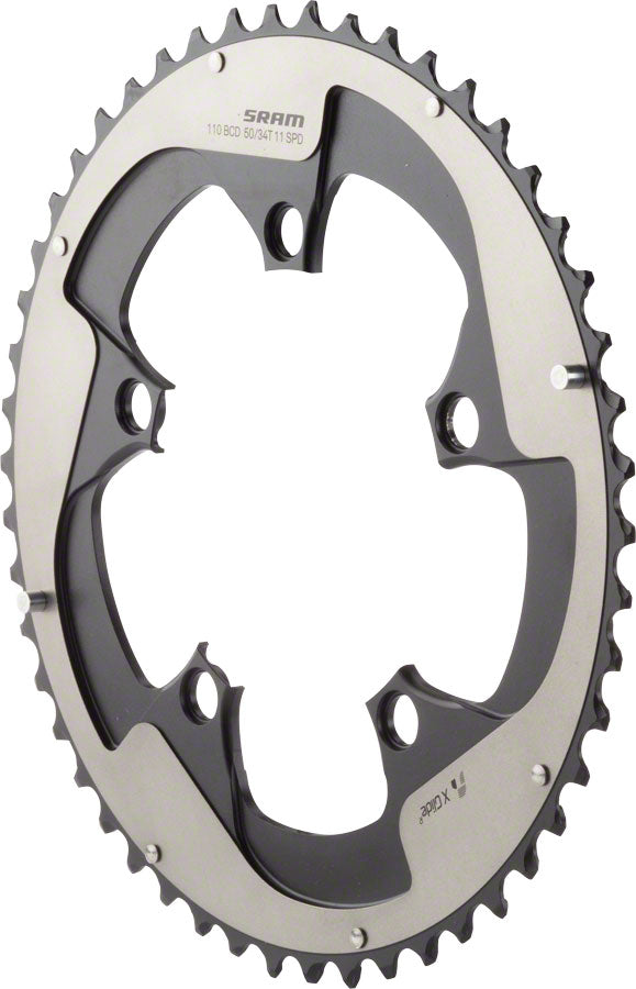 SRAM Red 22 50T 110mm BCD YAW Chainring Gray Hidden Non-Hidden Bolt Use 34T-Goodwynn&#39;sGoodwynn&#39;s