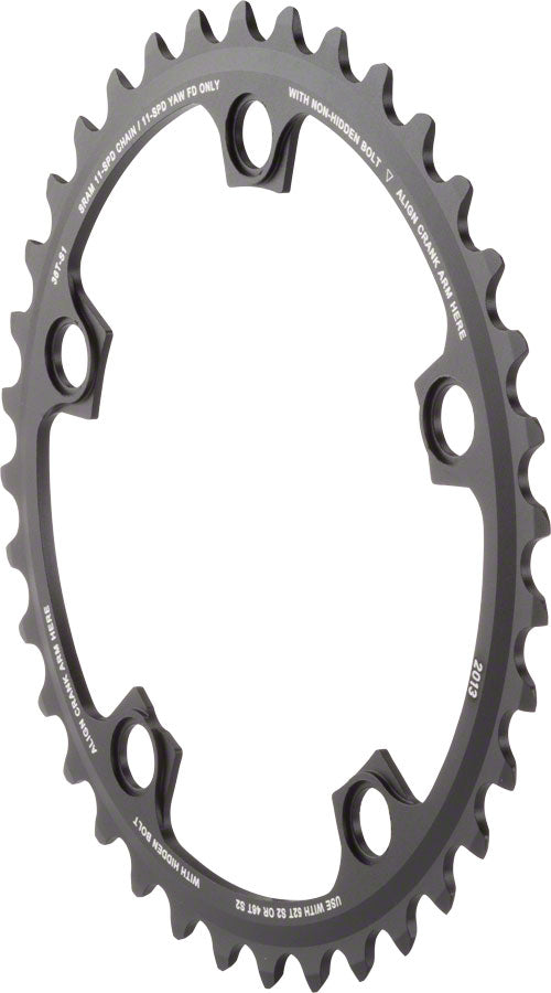 SRAM 11-Speed 36T 110mm BCD YAW Chainring Black Use with 46 or 52T-Goodwynn's