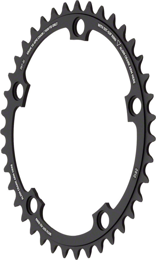 SRAM Red Yaw 39T 10-Speed Hidden Bolt Chainring Use with 53T-Goodwynn's