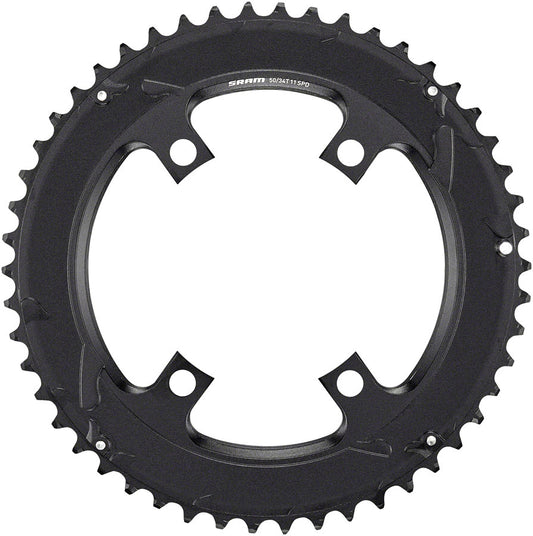 SRAM 11-Speed 50t 110mm Asymmetric Chainring Black-Goodwynn's