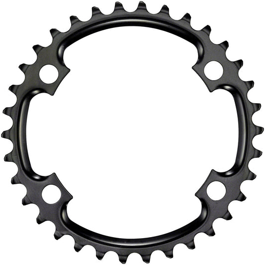 SRAM 11-Speed 34t 110mm Asymmetric BCD Steel Chainring Black-Goodwynn's