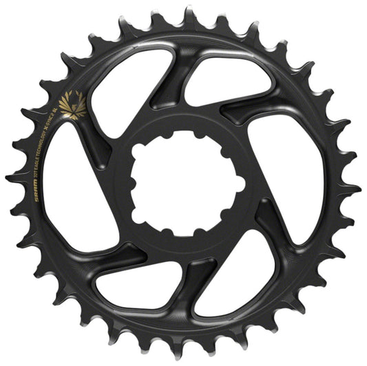 SRAM X-Sync 2 Eagle SL Direct Mount Chainring 32T Boost 3mm Offset BLK Gold Logo-Goodwynn's