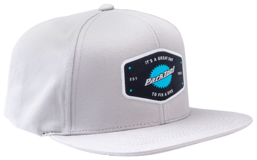 Park Tool HAT-10XL Snapback Hat - Light Gray X-Large-Goodwynn&#39;sGoodwynn&#39;s