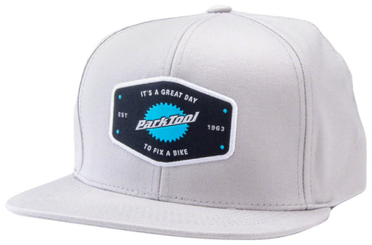 Park Tool HAT-10XL Snapback Hat - Light Gray X-Large-Goodwynn's