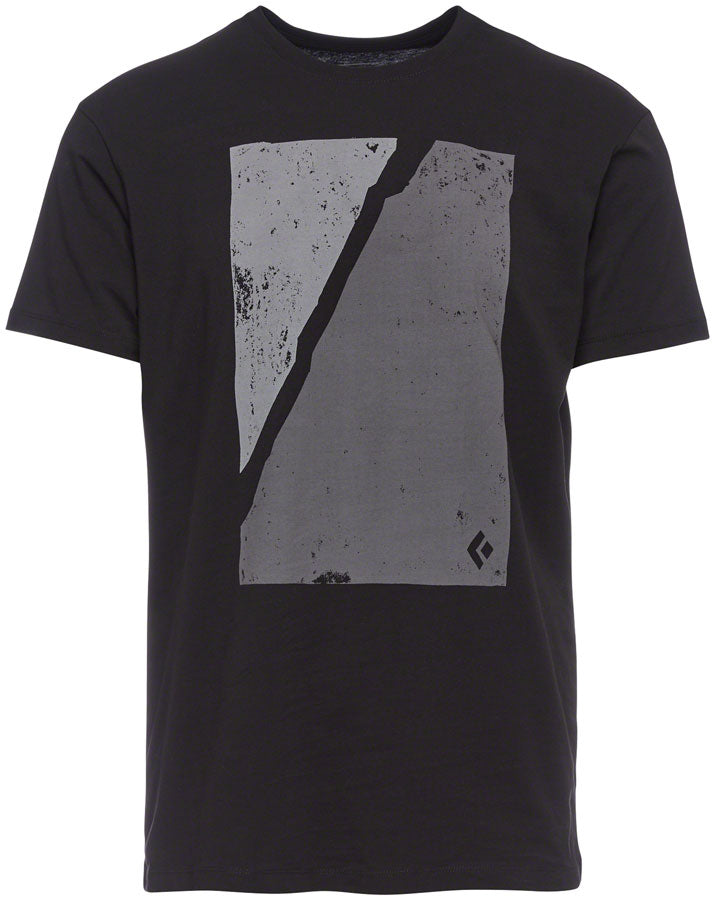 Black Diamond Block Print Mountain Tee - Black Mens Small