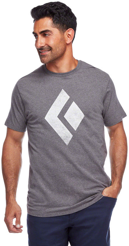 Black Diamond Chalked Up Tee - Charcoal Heather Mens Small