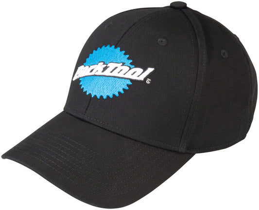 Park Tool HAT-9 Classic Logo Ball Cap Black Blue/White Logo-Goodwynn's