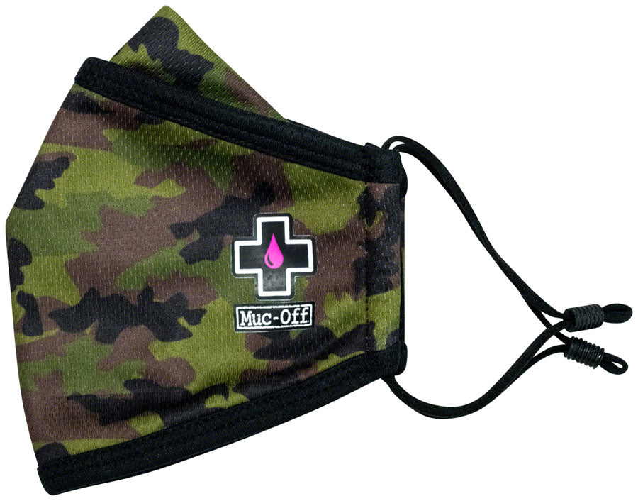 Muc-Off Reusable Face Mask - Woodland Camo Large