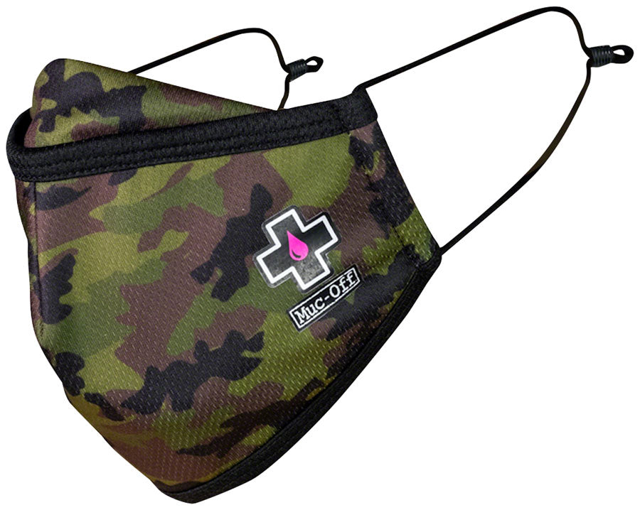 Muc-Off Reusable Face Mask - Woodland Camo Large