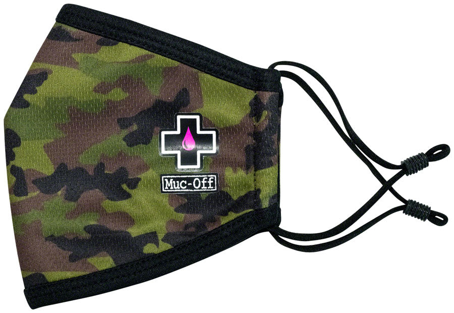 Muc-Off Reusable Face Mask - Woodland Camo Large