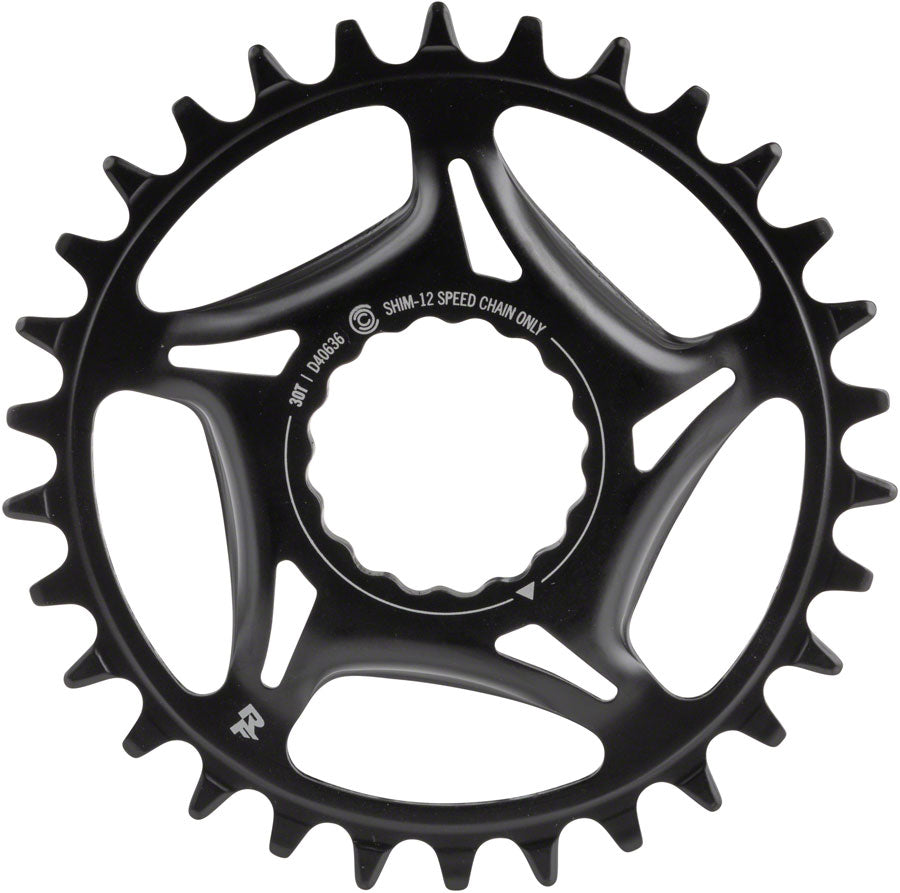 RaceFace Narrow Wide Direct Mount CINCH Steel Chainring - Shimano 12-Speed requires Hyperglide+ compatible chain 30t BLK-Goodwynn&#39;sGoodwynn&#39;s