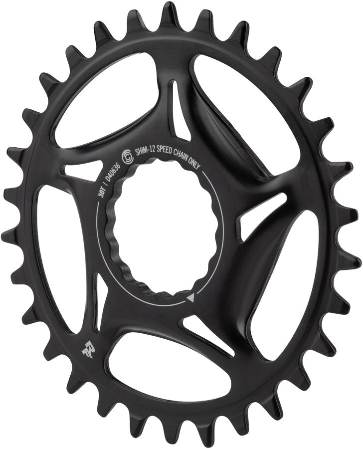 RaceFace Narrow Wide Direct Mount CINCH Steel Chainring - Shimano 12-Speed requires Hyperglide+ compatible chain 30t BLK-Goodwynn&#39;sGoodwynn&#39;s