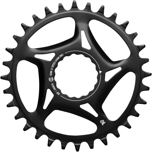 RaceFace Narrow Wide Direct Mount CINCH Steel Chainring - Shimano 12-Speed requires Hyperglide+ compatible chain 32t BLK-Goodwynn's