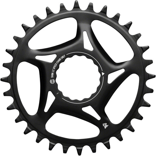 RaceFace Narrow Wide Direct Mount CINCH Steel Chainring - Shimano 12-Speed requires Hyperglide+ compatible chain 34t BLK-Goodwynn's