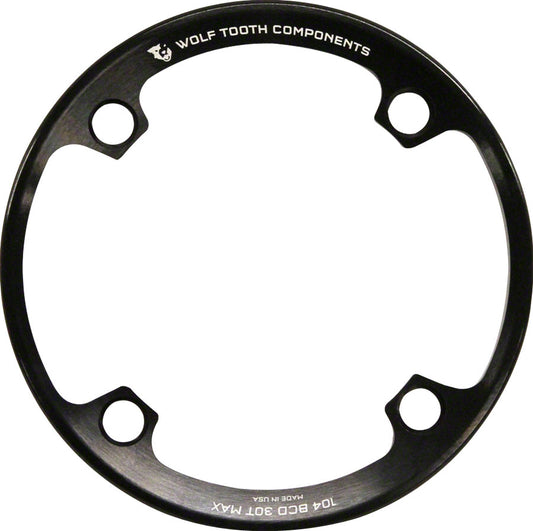 Wolf Tooth Bash Guard: for 104 BCD Cranks fits 26T - 30T Chainrings-Goodwynn's